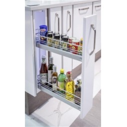 Classic base unit pull-out, 150mm wide, silver