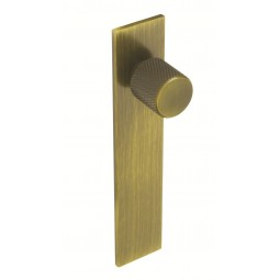 Knurled Knob Square Backplate 130mm