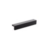 Second Nature Handles - Drayton, Front mounted trim handle, 160mm, Matt Black