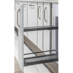 Style Anthracite, base unit tray pull-out, 150mm wide