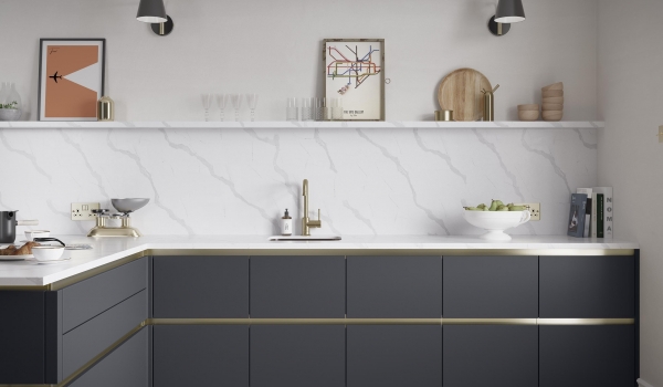 Zola Matt Handleless Indigo Blue - Stori