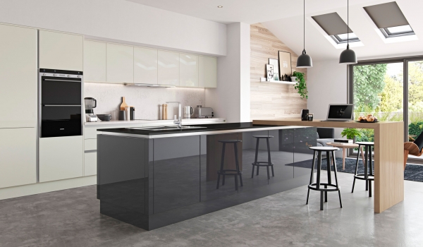 Zola Gloss Handleless Graphite - Stori